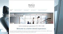 Desktop Screenshot of madisonfamilydentalpa.com